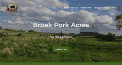 Desktop Screenshot of broekporkacres.com