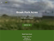 Tablet Screenshot of broekporkacres.com